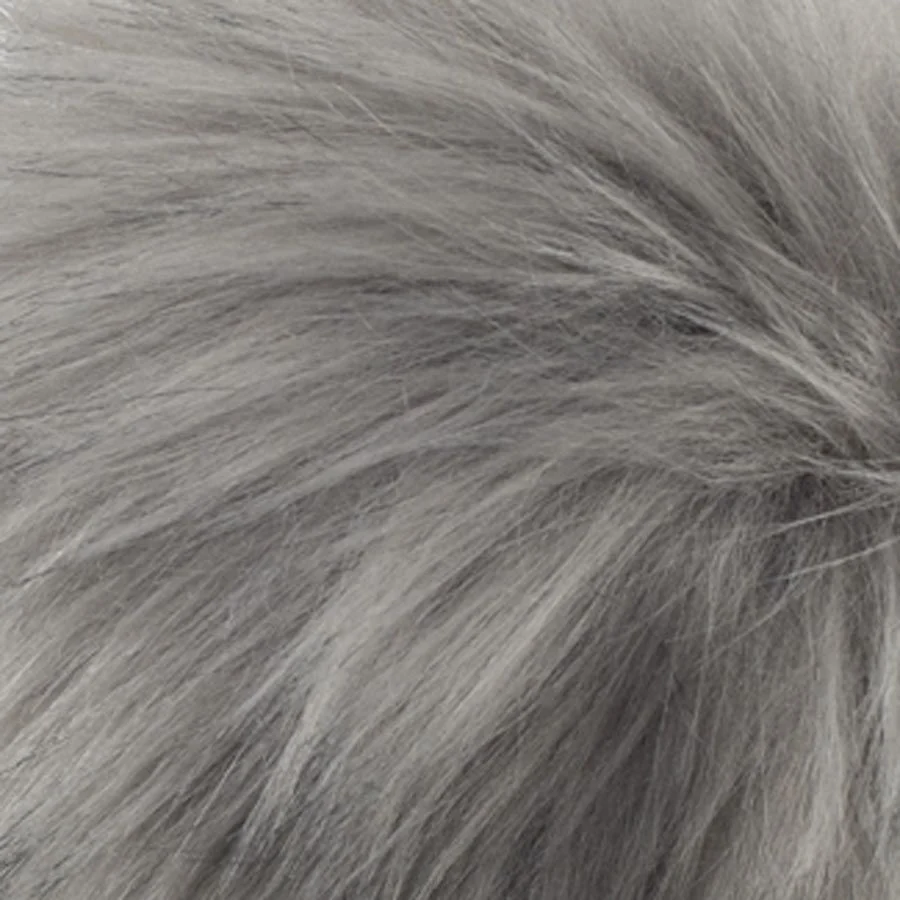 Pompon fausse fourrure Gris — image 2