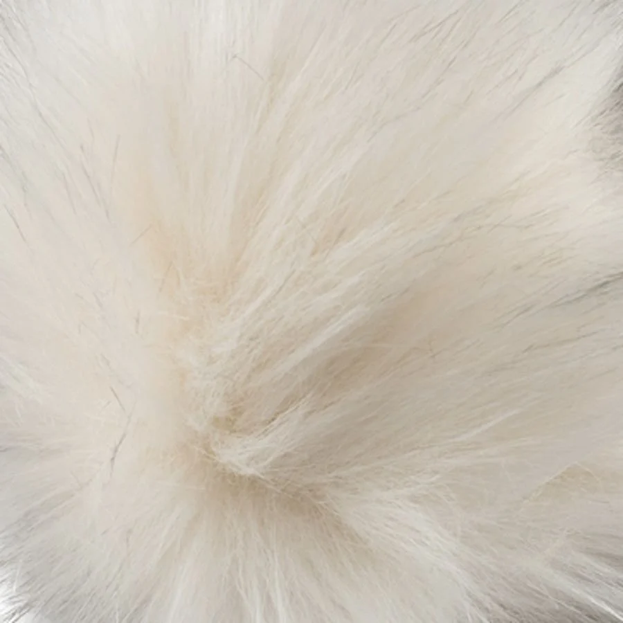 Pompon fausse fourrure Crème — image 2