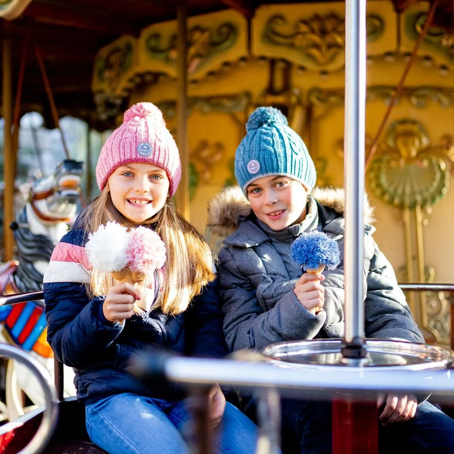 Bonnet Milky Rose Lurex Polaire 4-6 ans — image 3
