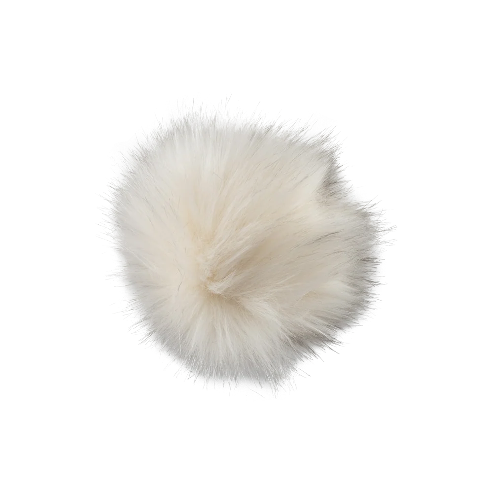Pompon fausse fourrure Crème — image 1