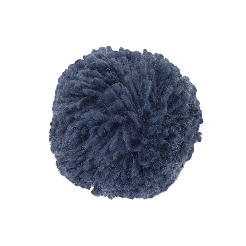 Pompon grosse maille Bleu — image 1