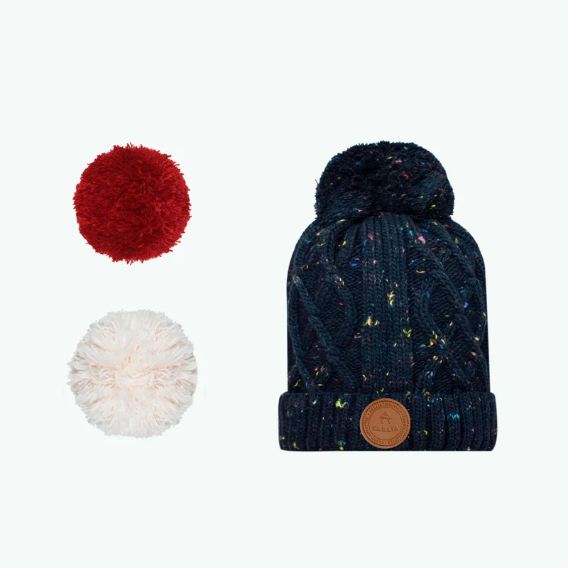 Bonnet Jus de pomme Marine Polaire Bébé