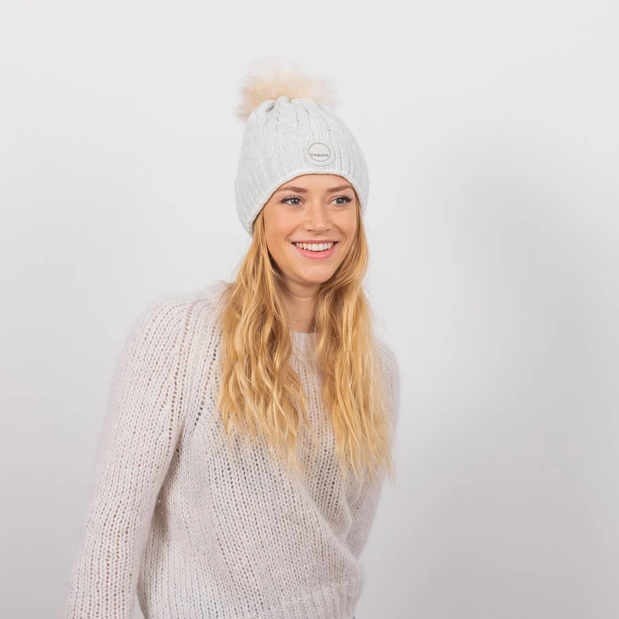 Bonnet Creamy Gin Gris clair — image 2