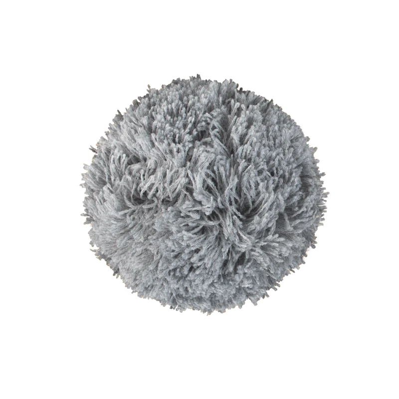 Pompon acrylique Gris clair