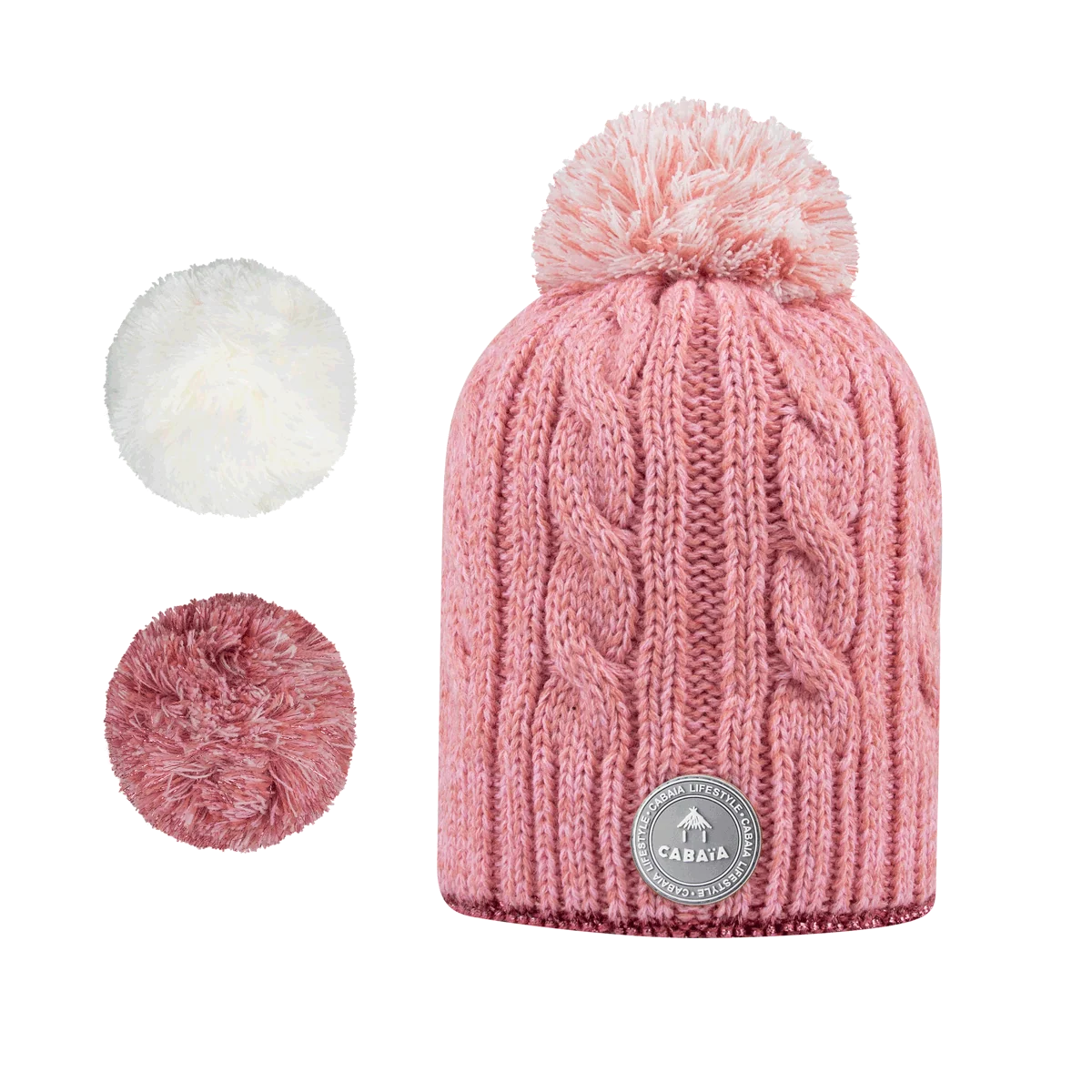 Bonnet Milky Rose Lurex Polaire 6-12 ans — image 1
