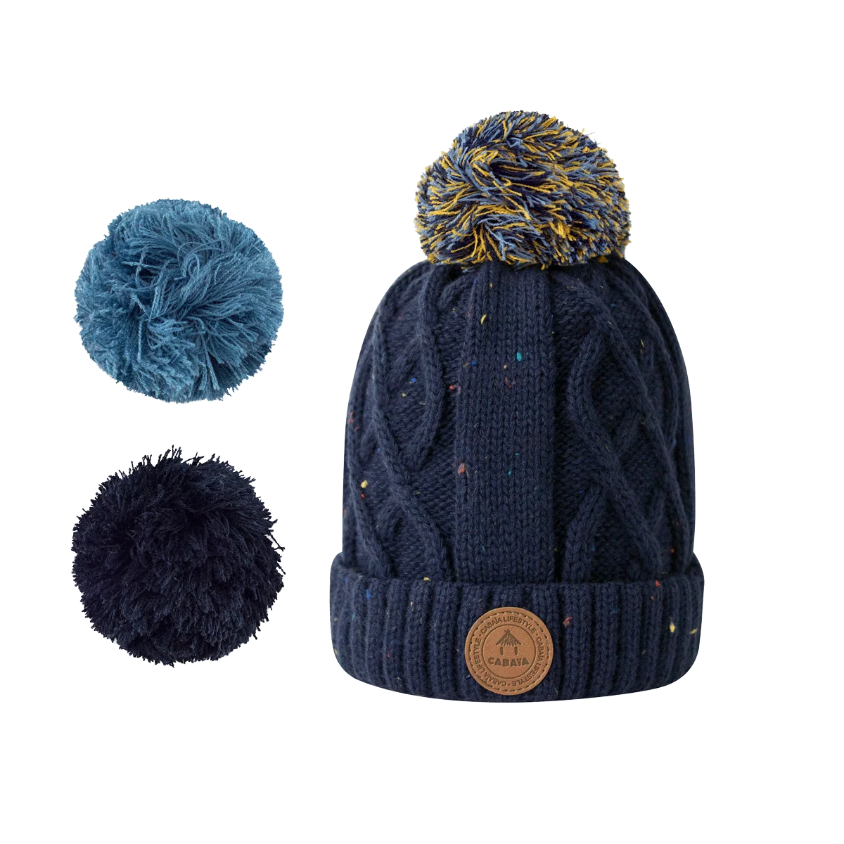 Bonnet Jus de Pomme Marine Polaire 6-12 ans — image 1