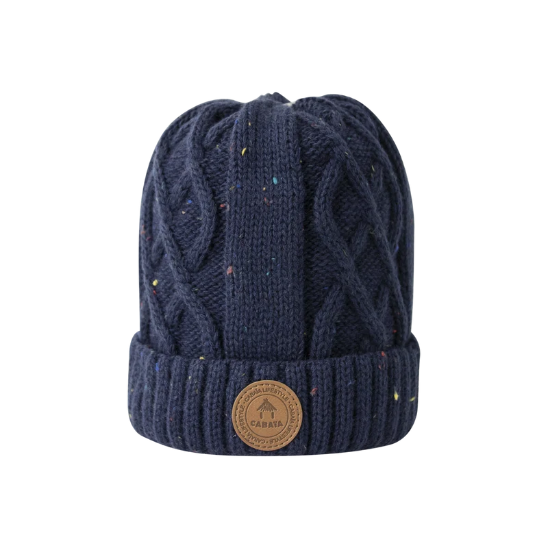 Bonnet Jus de Pomme Marine Polaire sans pompon