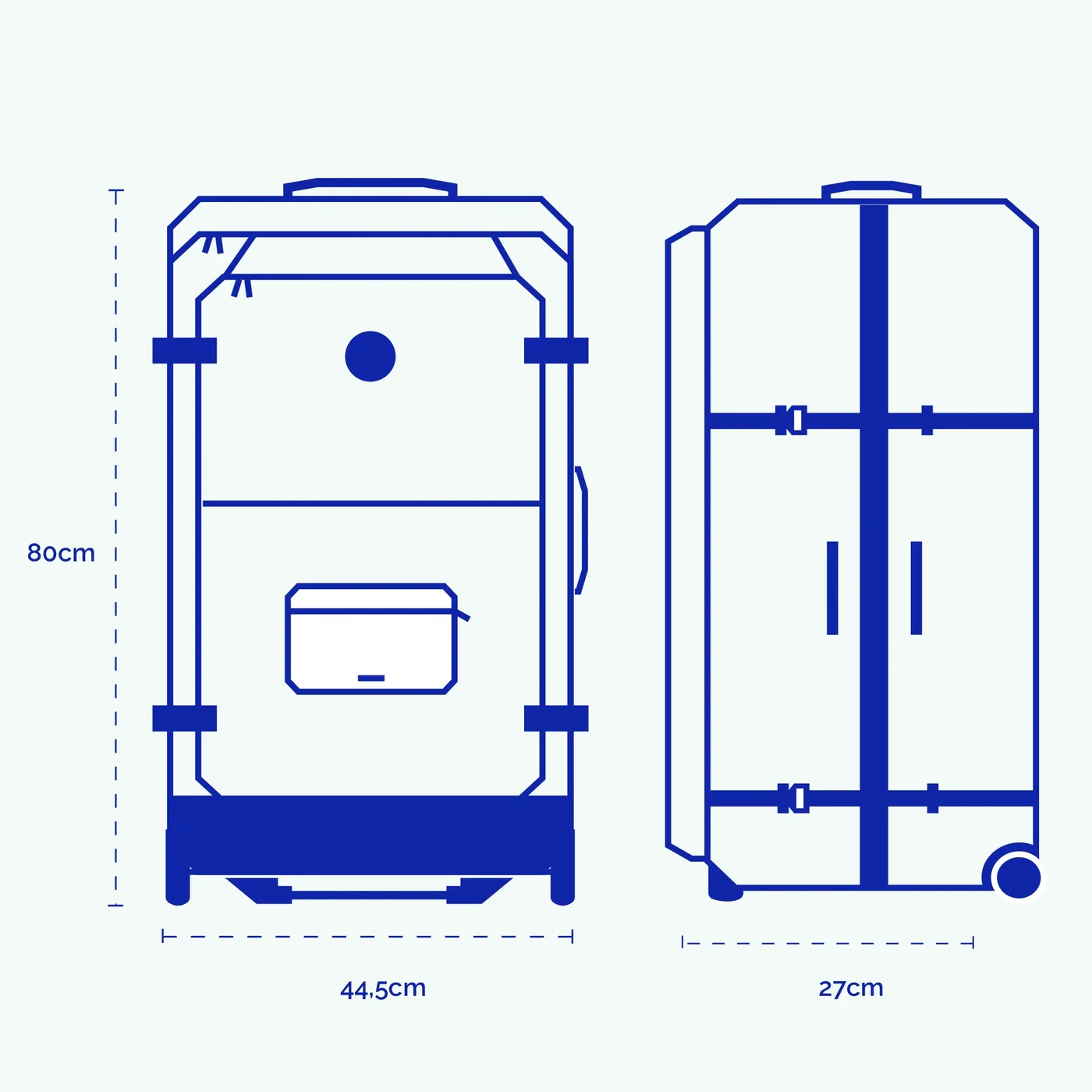 Valise souple 2 roues Large Bimini — image 7